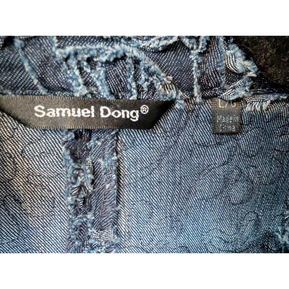 Samuel Dong | Floral Jean Coat | Large - Picture 4 of 8